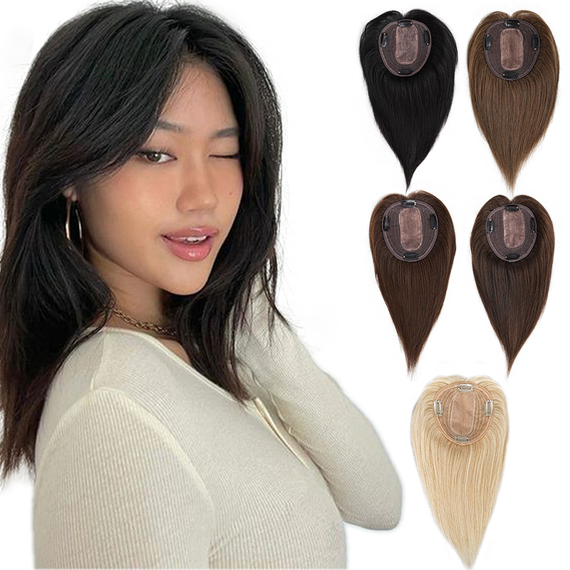 Seamless Clip In Hair Extensions Human Hair - 10 inç % 100% İnsan Saç