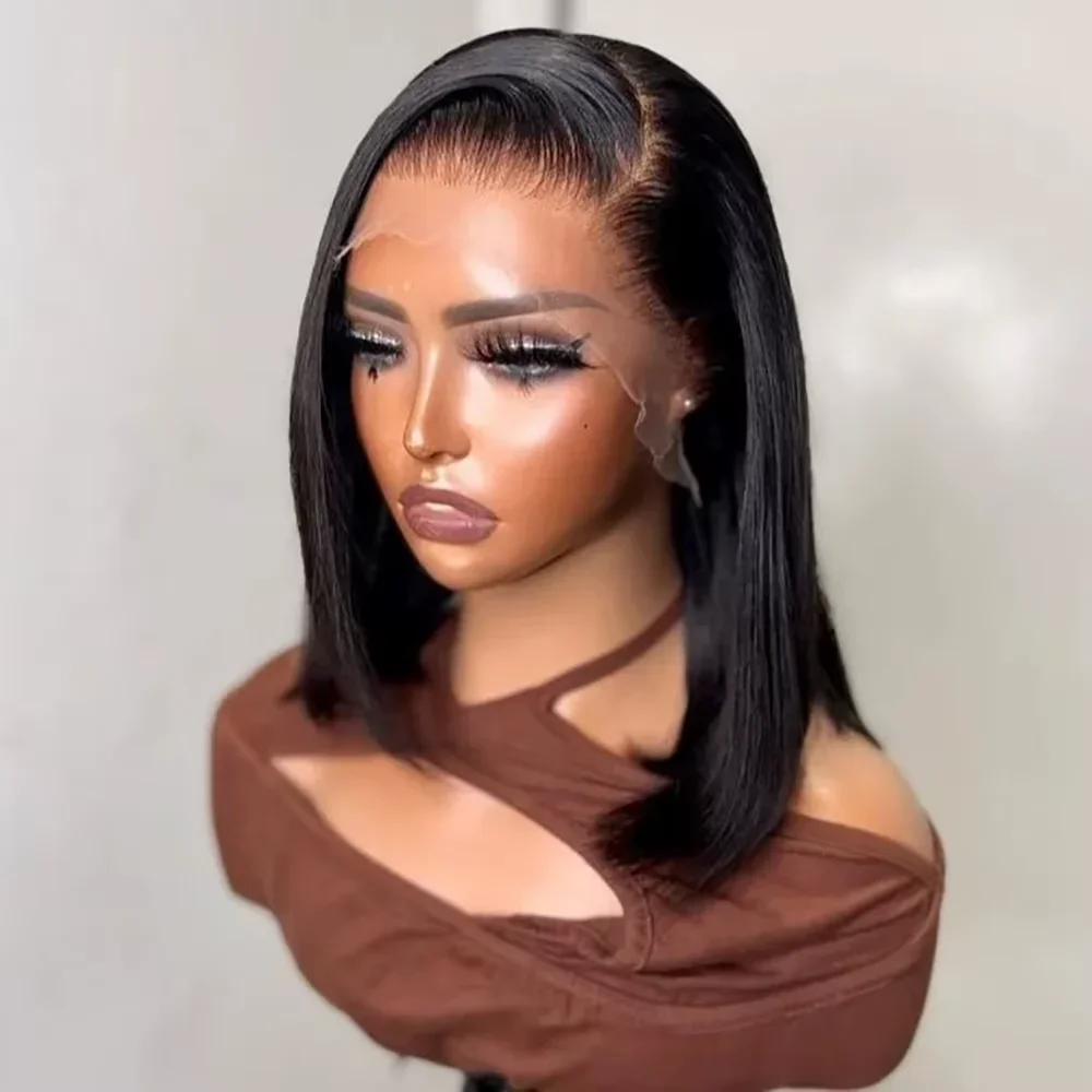 2026 YENİ Bob Peruk, Siyah Ten - Glueless Wear And Go Human Hair Wig incelemesi ve fiyatı