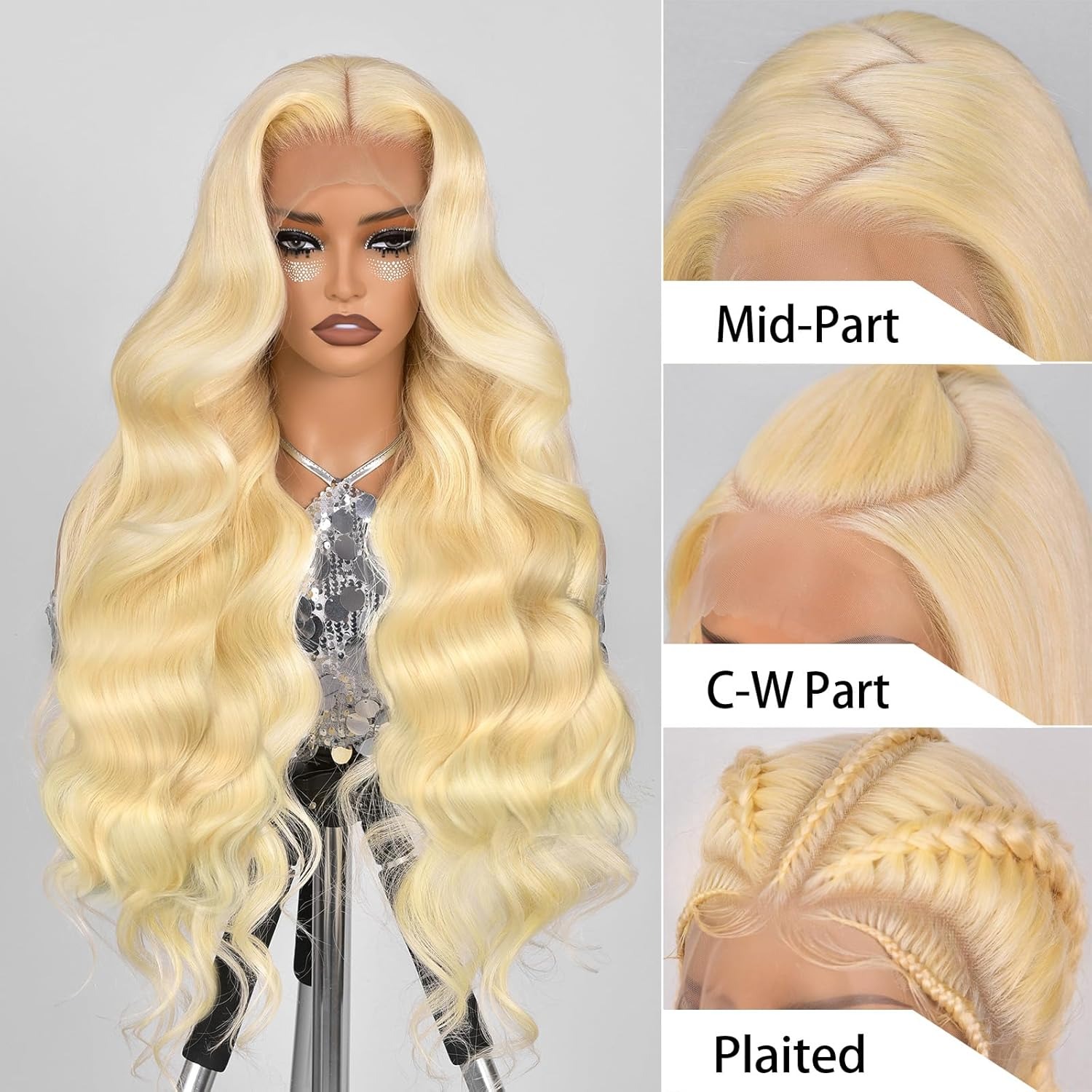13x4 Dantel Ön Peruk Gerçek Sa - 613 Blonde Body Wave Lace Front Wig incelemesi ve fiyatı